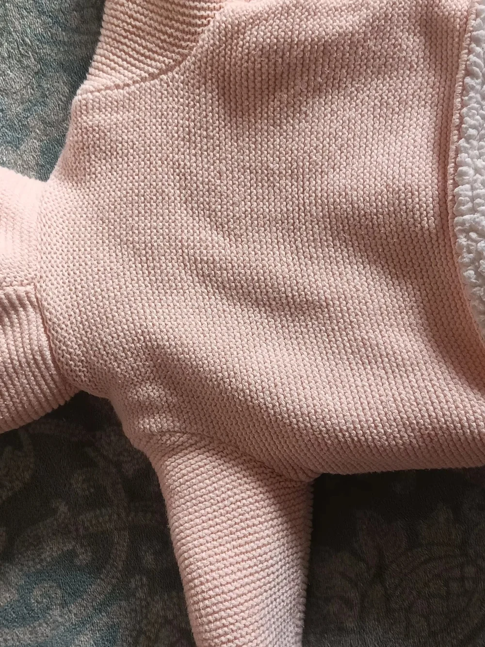 Carter's Baby Plush-Lined Hooded Knit Jacket - Blush Pink